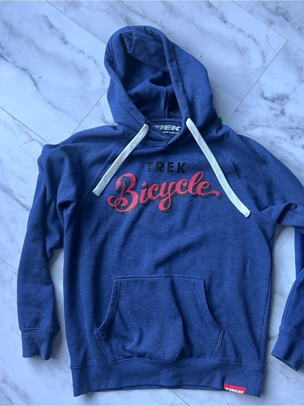 Trek Navy Blue Bicycle Hoodie for Men